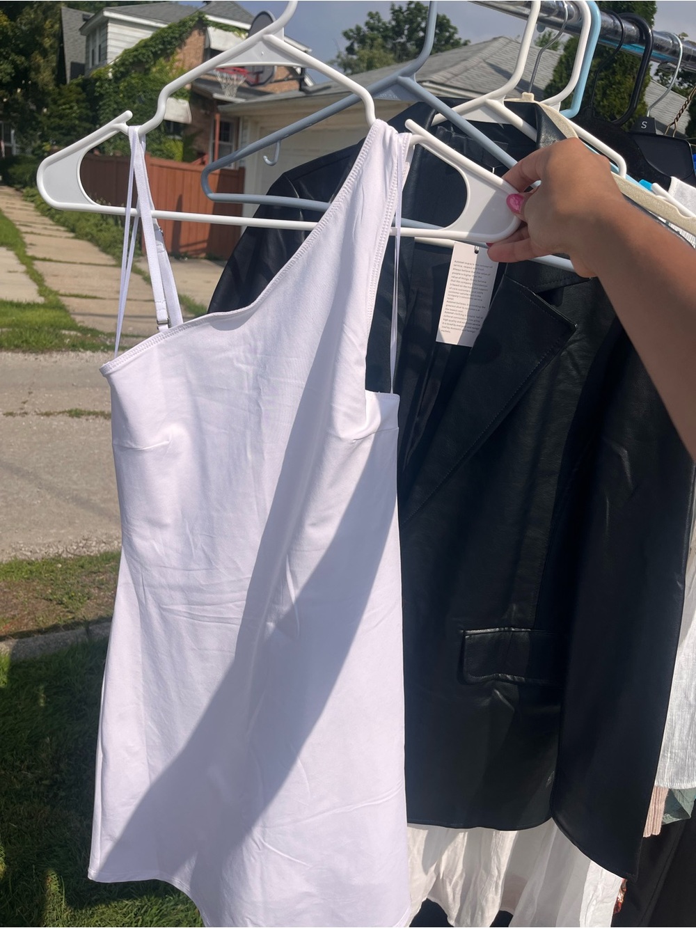 White Abercrombie sports dress